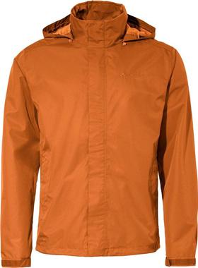 代购VAUDE巍德男士运动夹克防水透气轻便可调节帽檐橙色连帽