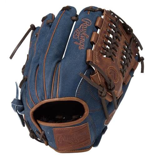 代购Rawlings男女棒球手套全位置适用牛仔风格皮革耐磨皮革