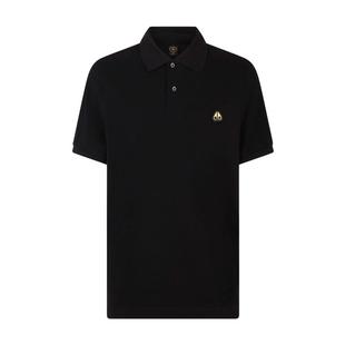 Polo衫 MOOSE 短袖 KNUCKLES 罗纹领纽扣闭合金色徽 慕斯纳可兹男式