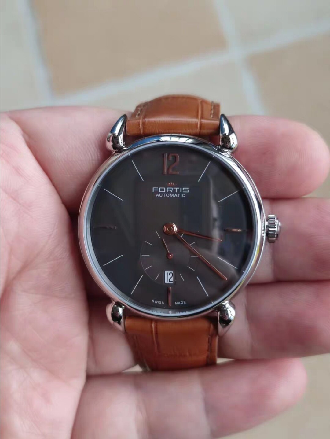 小众品牌 富利斯fortis 小三针版瑞士进口自动机械表搭载eta2892