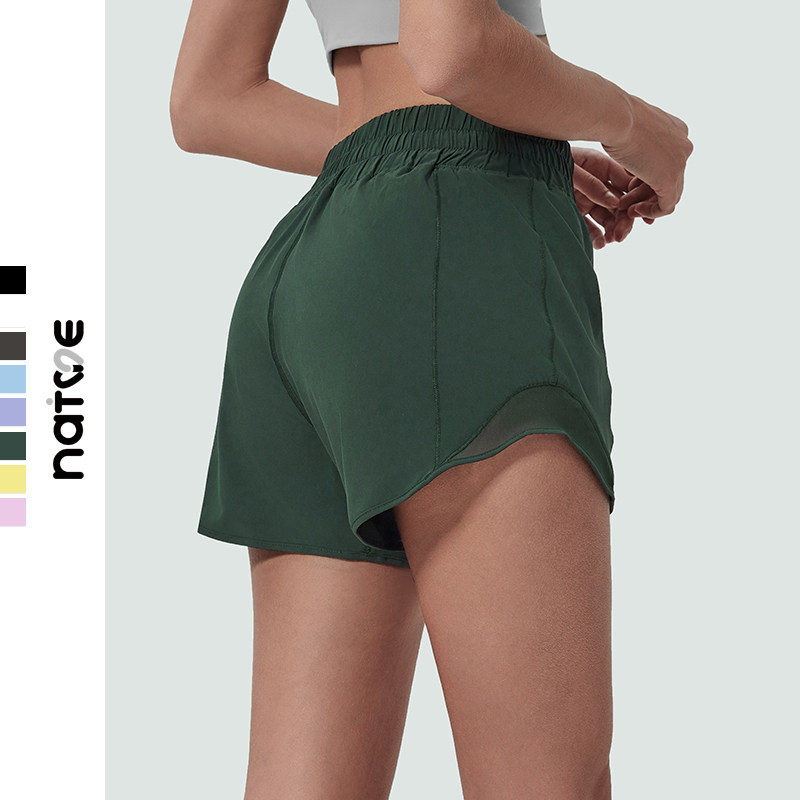 宽松外穿跑步速干户外运动短裤 女 健身短裤双层防走光健身短裤薄,运动服/休闲服装,运动中长裤／短裤,淘宝优惠券,粉丝福利购,淘宝优惠卷