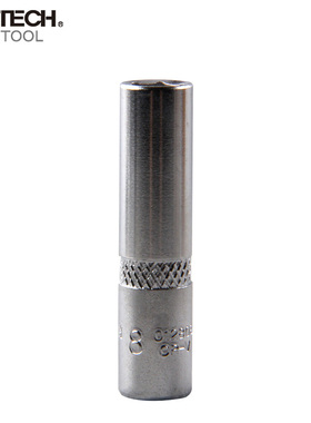 捷科六角公制加长套筒子铬钒钢耐冲击套头工具6.35mmSK1/4-D4-D14