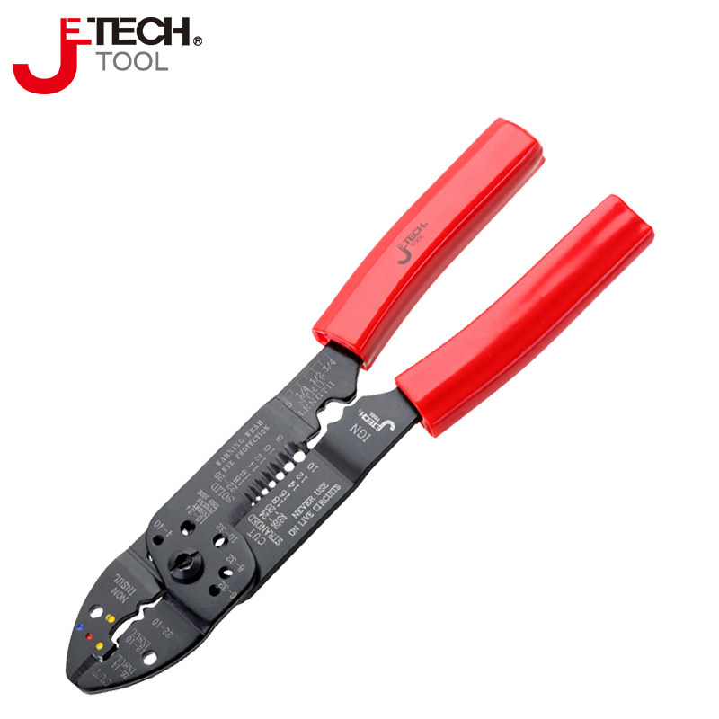 捷科WS-8剥线钳多功能电工剥线钳自动拨线钳子电缆钳剥线器剥皮钳