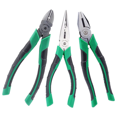 日式钢丝钳尖嘴钳斜口钳子铬钒钢