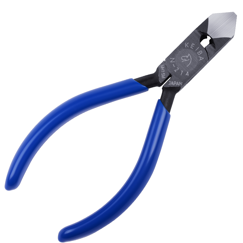 日本进口马牌KEIBA加硬钢丝钳斜口钢线钳剥线钳起钉钳子N-214-216