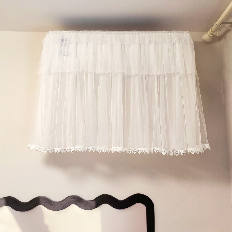 元媛新品白纱挂机空调罩加长款