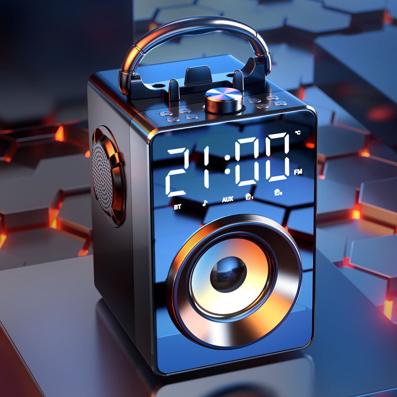 柏林之声蓝牙音响高音质户外大音量广场舞音箱K歌无线话筒小型低