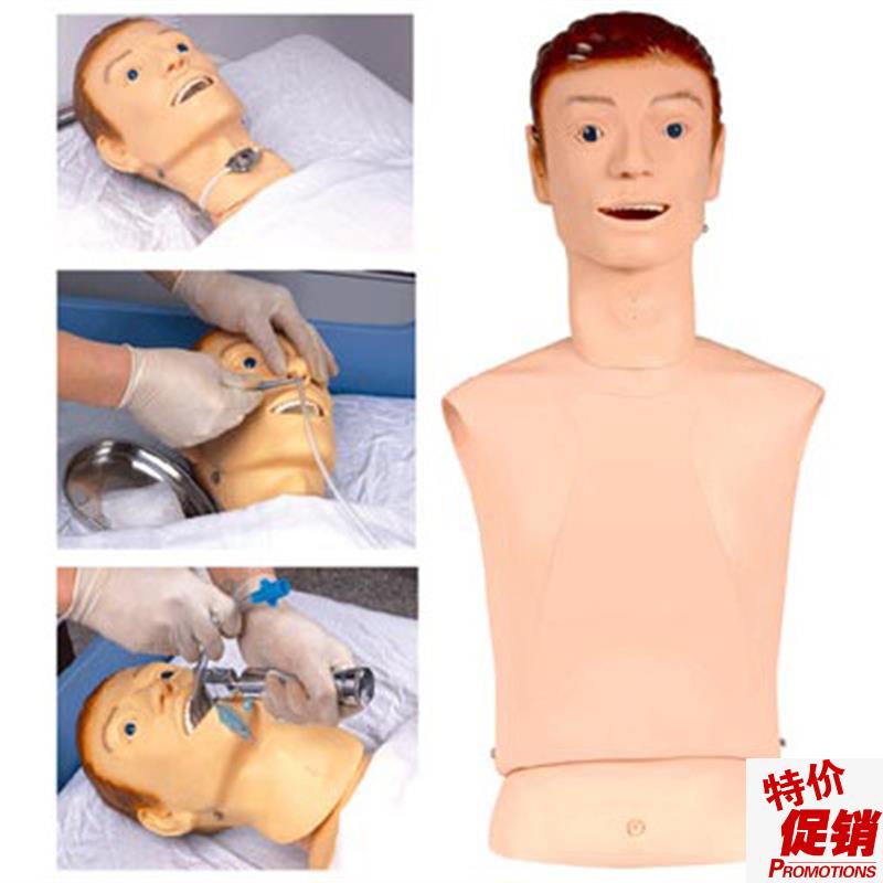高级鼻胃管与j气管护理模型鼻饲管洗胃教学训练模具