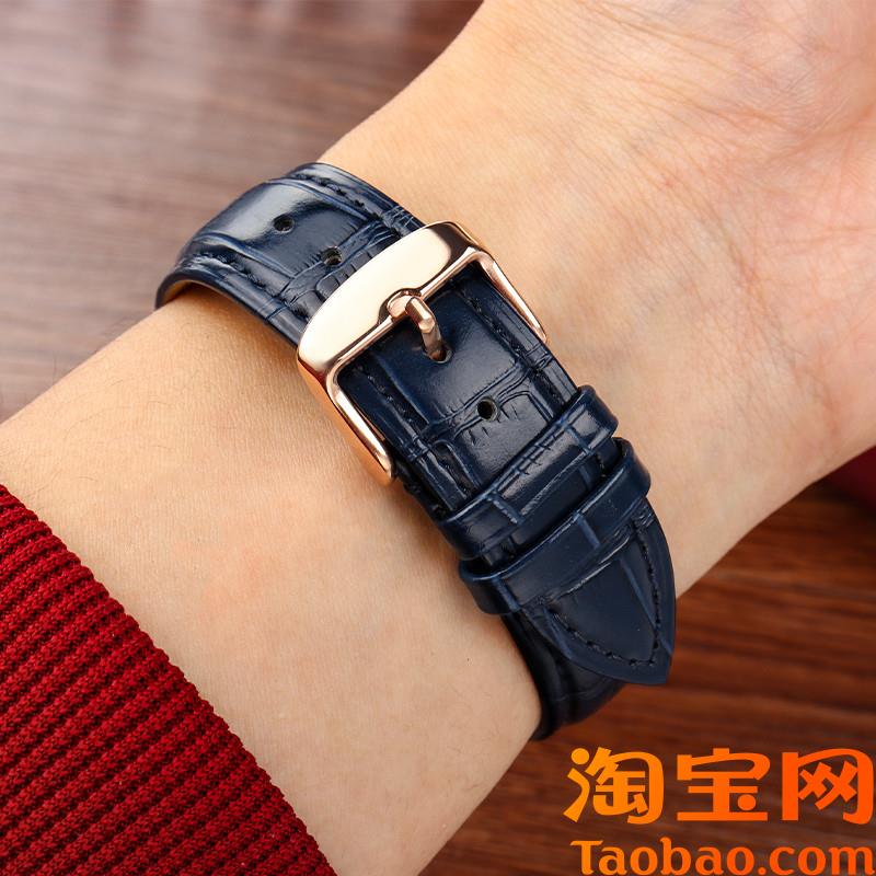 原装适用华为智能表荣耀WATCHGT2柔软牛皮B5手环手表带18/20/22mm