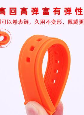 原装适用GEYA格雅酒桶型中国航天联名款8251G树脂硅橡胶男手表带2