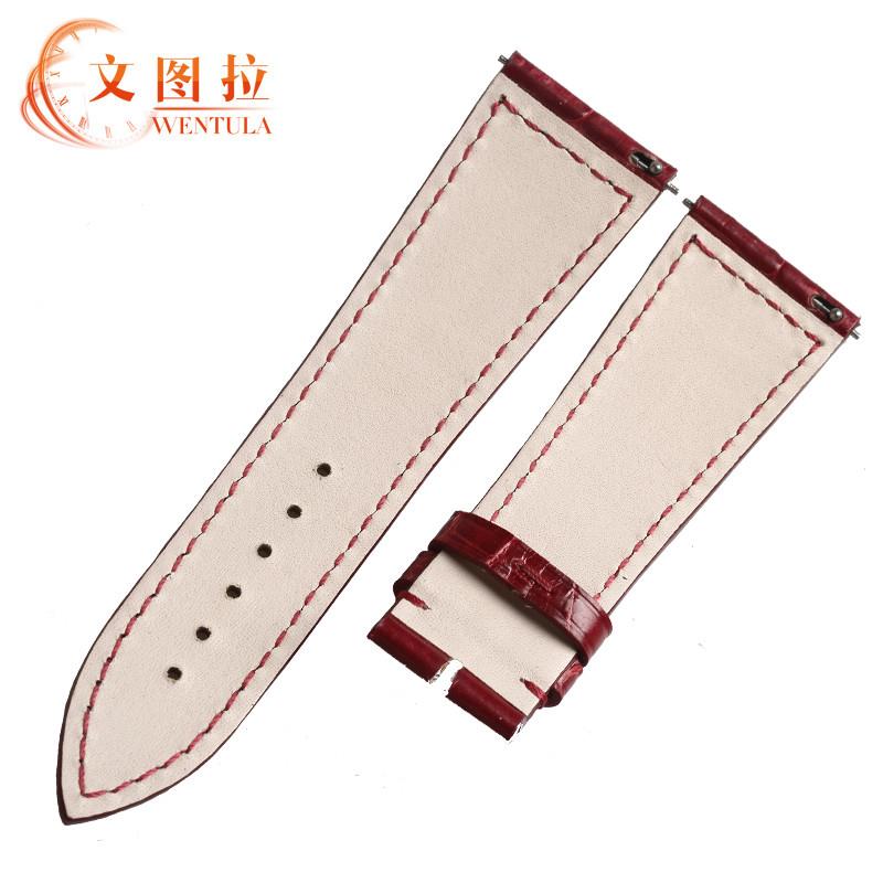 原装适用鳄鱼皮表带法兰克穆勒FM6002MQ专用手表带皮带女23MM