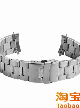 原装适用卡西欧Edifice系列EF-527D不锈钢表链精钢弧口手表带配件