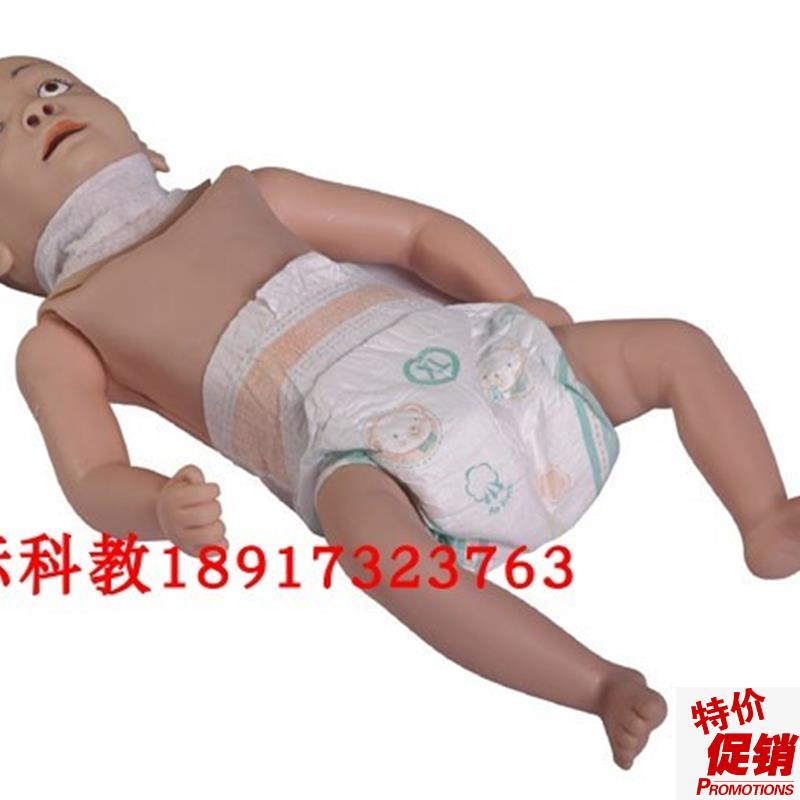 高级儿童气管切开护理训w练模型小儿气管切开模型婴儿模型