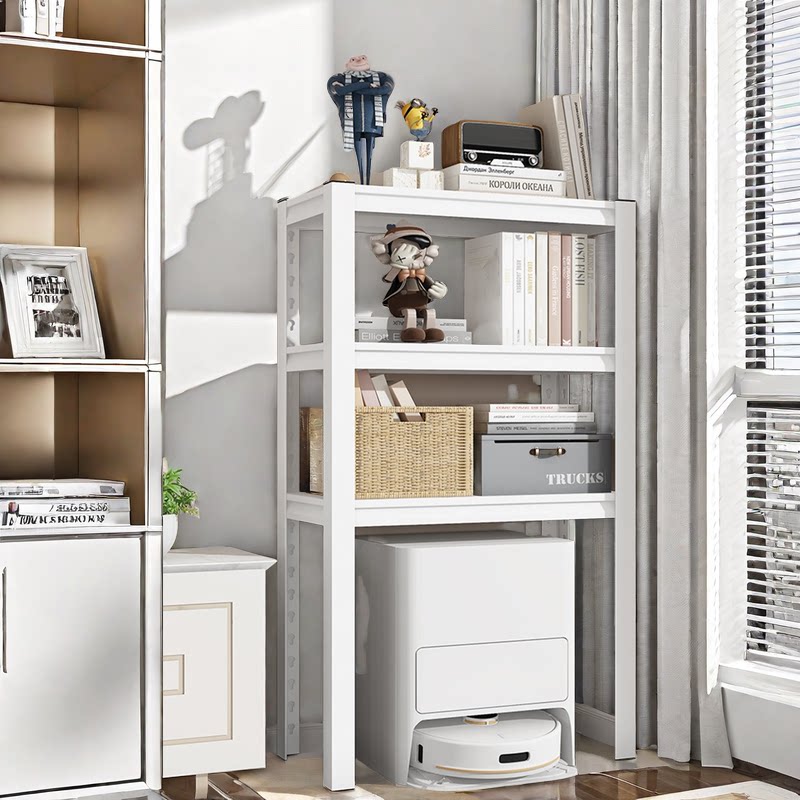 扫地机器人置物架科沃斯收纳多层落地阳台客厅钢上方下空货架柜子