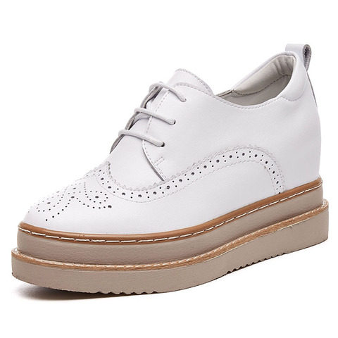 松糕女鞋一件女子鞋厚底2020系带女装鞋女鞋子女式鞋新款休闲