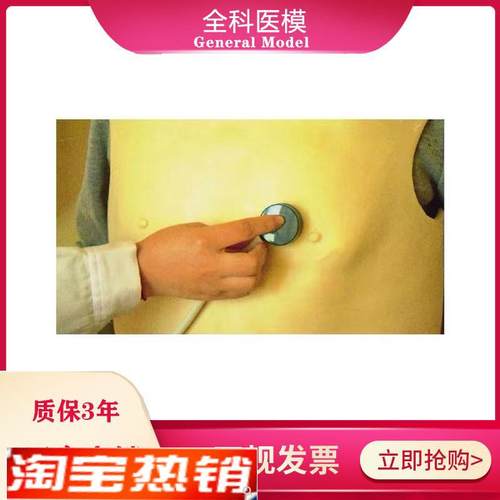 心肺听诊训练模型k背心式临床病理性心音肺音体格检查练习模具假