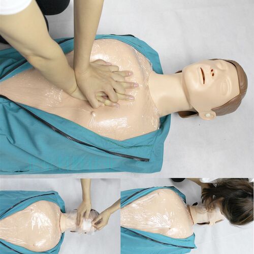 心肺复苏模拟人心脏教学模型模拟呼吸假人KS/CPR490全Z身急救培训