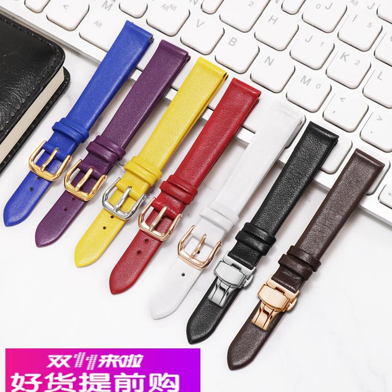 适用原厂卡西欧真皮手表带女sheen系列小金表SHE-4539/4540/4061/