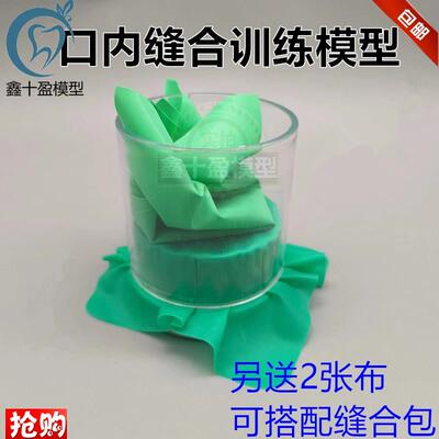口腔缝合练习模型牙医执考v口内缝合术操作手术切开缝合粘膜实训