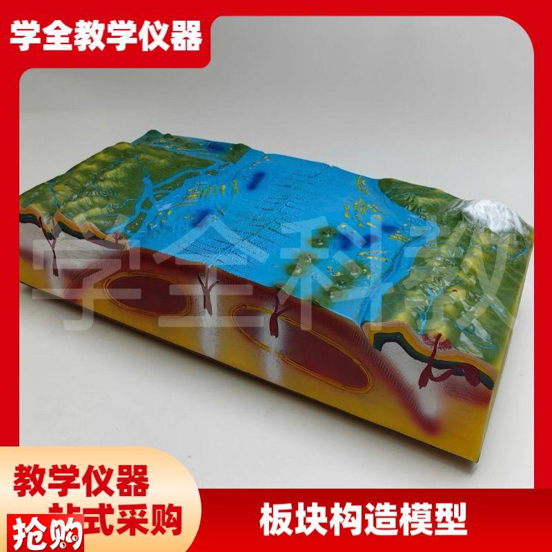 板块构造及地表形态模n型J34019地质地壳运动模型初中地理教学仪