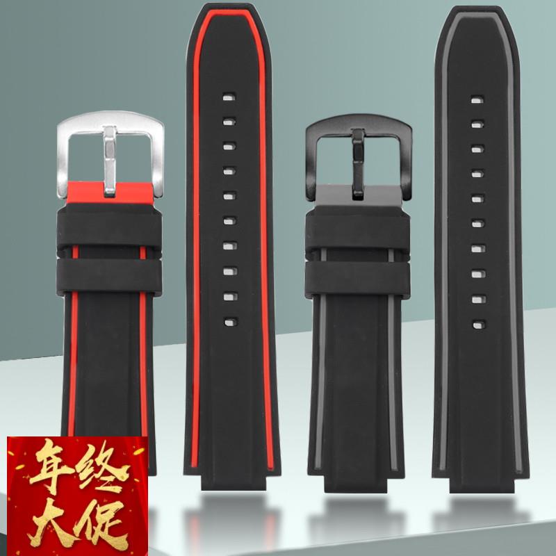 适配卡西欧G-SHOCK橡胶手表带GA-900改装男运动防水硅胶表链24.16