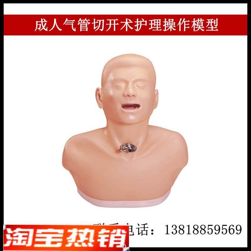 高级成人a气管切开护理模型气管切开插管模型医用教学模型