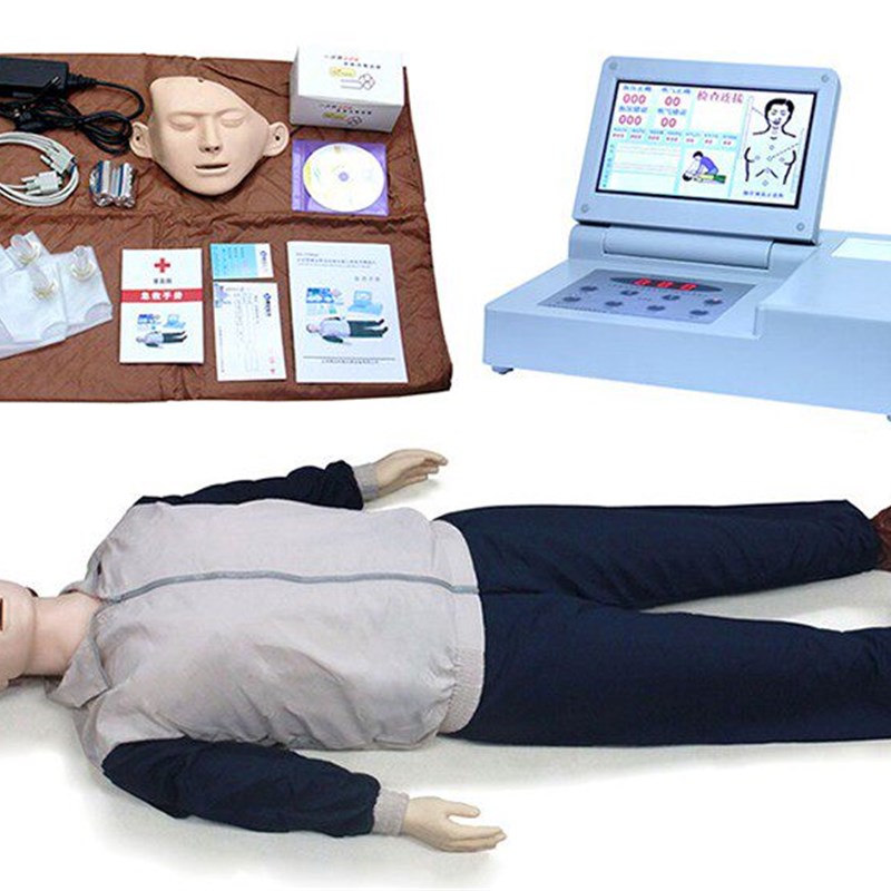 柏乐大屏幕液晶彩显高级电脑t心肺复苏模拟人CPR690 急救人体模型