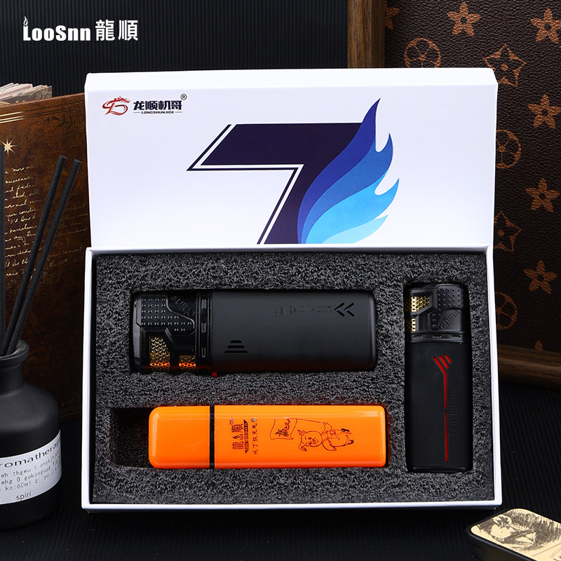 【大号机王】金属直冲防风打火机个性创意潮家用摆件工厂直销送礼