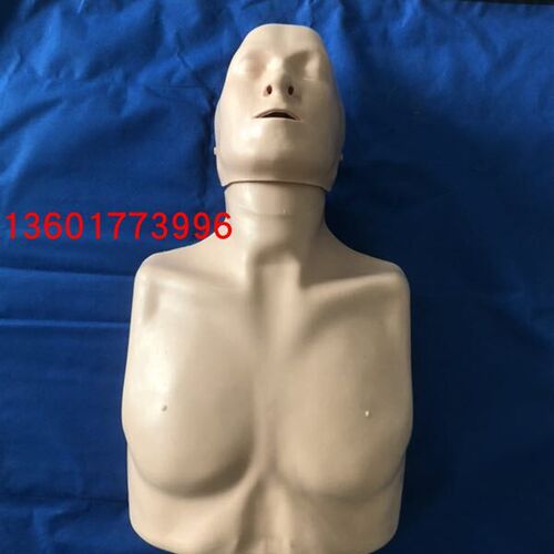 可调式成人与儿童心肺复苏模型 成人半身U简易复苏模拟人