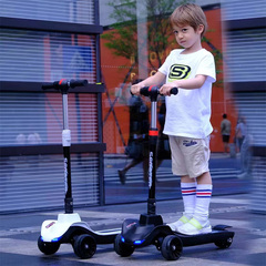 儿童电动滑板车 6一12岁宝宝可充电踏板车小学生三轮代步车可折叠