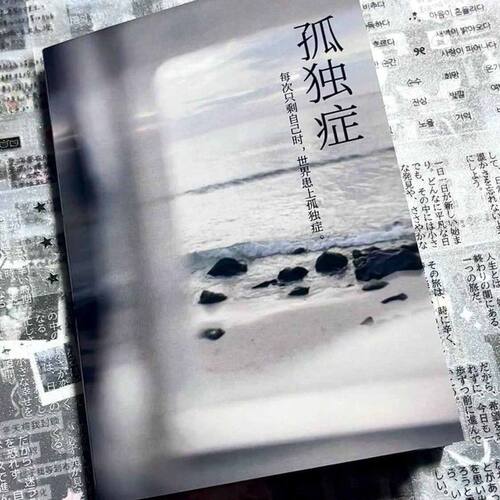 小红书同款孤独症贴纸书日系古早切膜素材本学生diy手账咕卡装饰