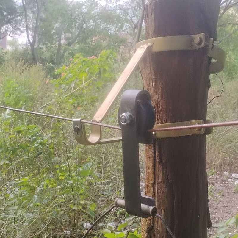 货运索道配件高空山地货运运输转弯飞机龙门架滑轮跑车挂钩转向轮