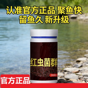 红虫菌群诱鱼剂小药添加剂诱食剂钓鱼饵料窝料野钓黑坑秋冬正品