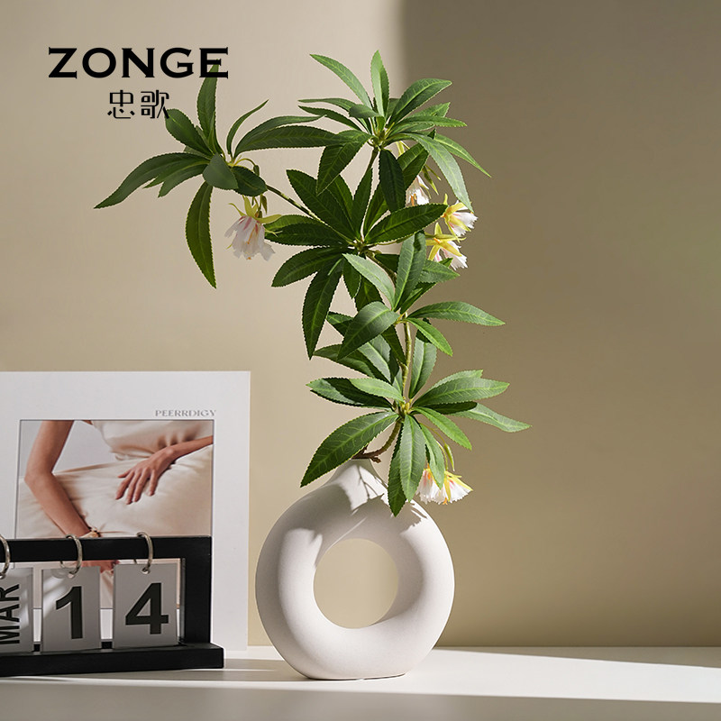 高档绿植水石榕仿真花假花摆设仿生假植物花瓶室内客厅装饰花摆件,家居饰品,仿真花/假花,淘宝优惠券,粉丝福利购,淘宝优惠卷