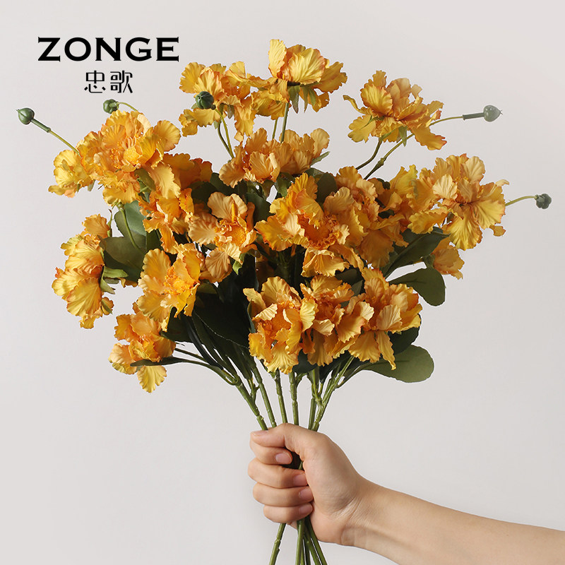 北欧轻奢风醉芙蓉仿真花假花摆设家居客厅房间餐桌绢布花装饰摆件,家居饰品,仿真花/假花,淘宝优惠券,粉丝福利购,淘宝优惠卷