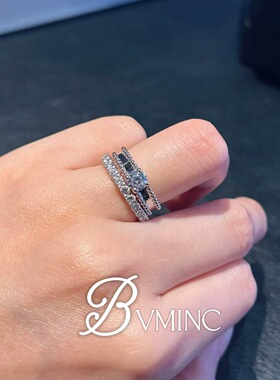 bvminc estelle单钻戒指 s925银