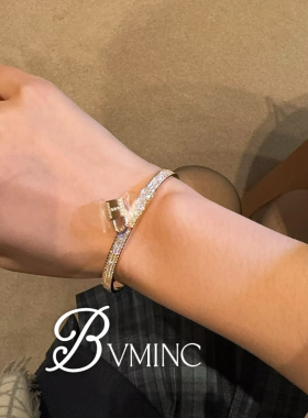 bvminc 锁头开口手镯  可调节 养马人的快乐