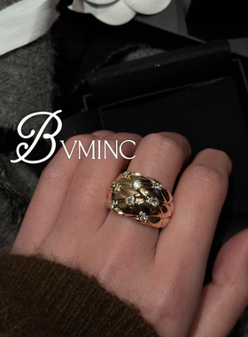 bvminc 26新款金色中古风戒指 现货