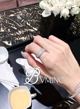 bvminc coco满钻戒指 珠宝级 S925银