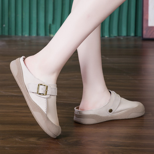 勃肯鞋女2025新款女鞋真皮软底