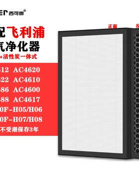 适配飞利浦净化器净化器过滤网AC8686/KJ800F-H05/06/900F过滤芯