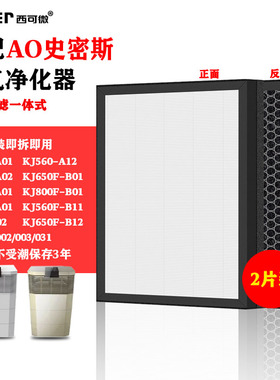 适配AO史密斯净化器过滤网KJ560/600A01/02/12/650F/800/750A滤芯
