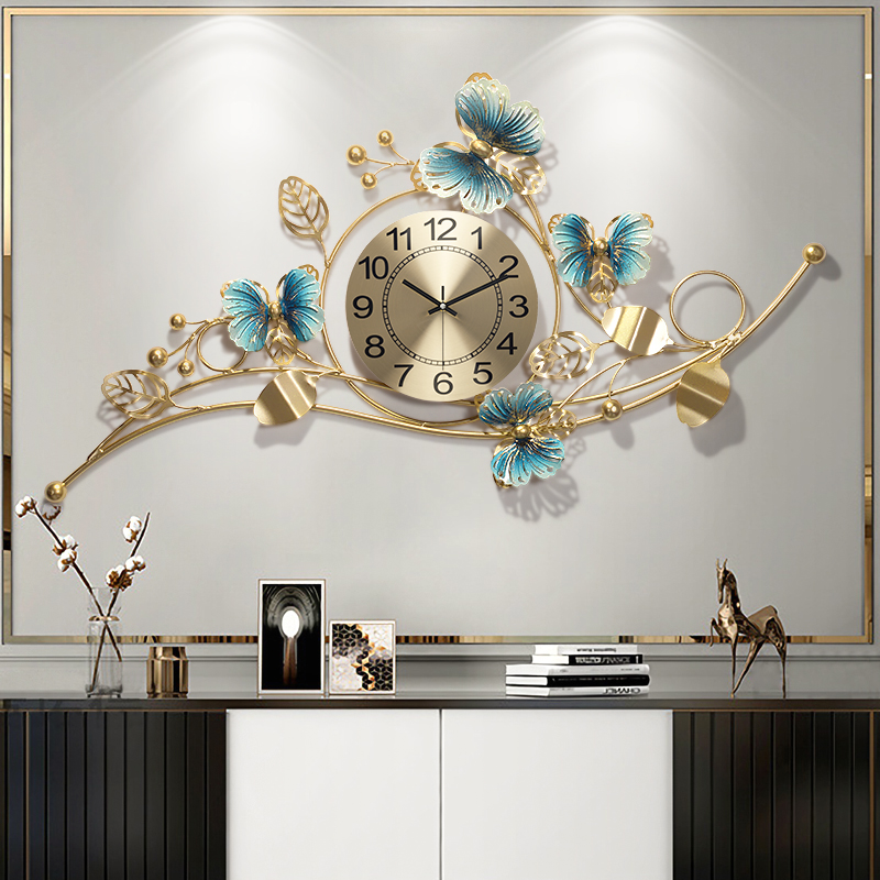 个性创意钟表客厅现代简约轻奢挂钟大气挂表时尚家用挂墙装饰时钟