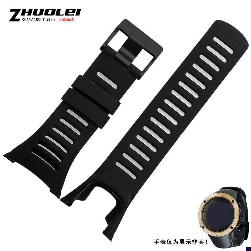 适配硅胶表带松拓SUUNTO拓野AMBIT系列颂拓S123代表链户外