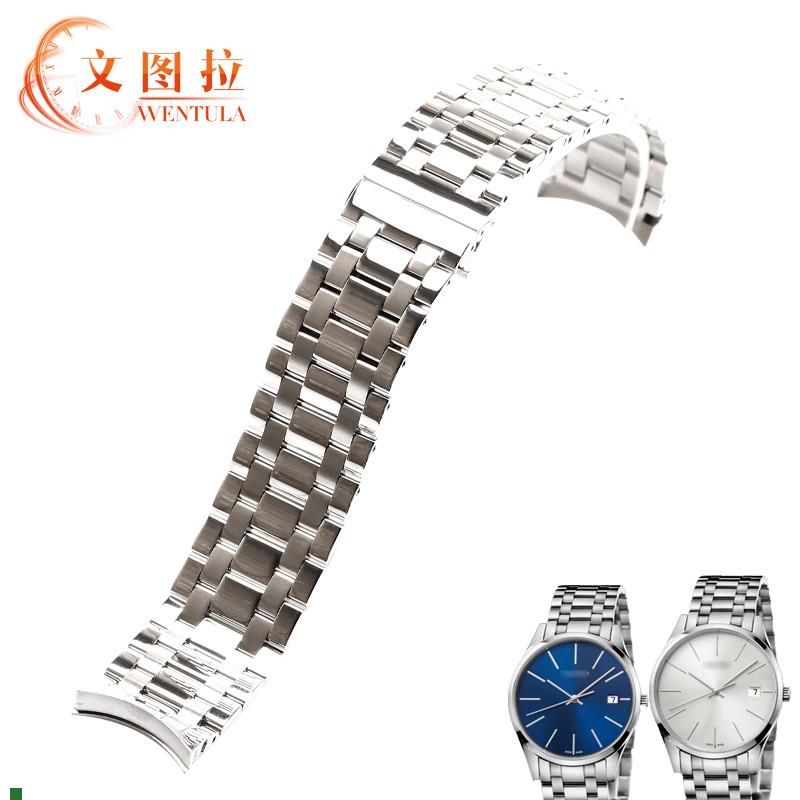 适配文图拉钢带CK表带精钢手表钢链K4N231连接带K4N211钢带男