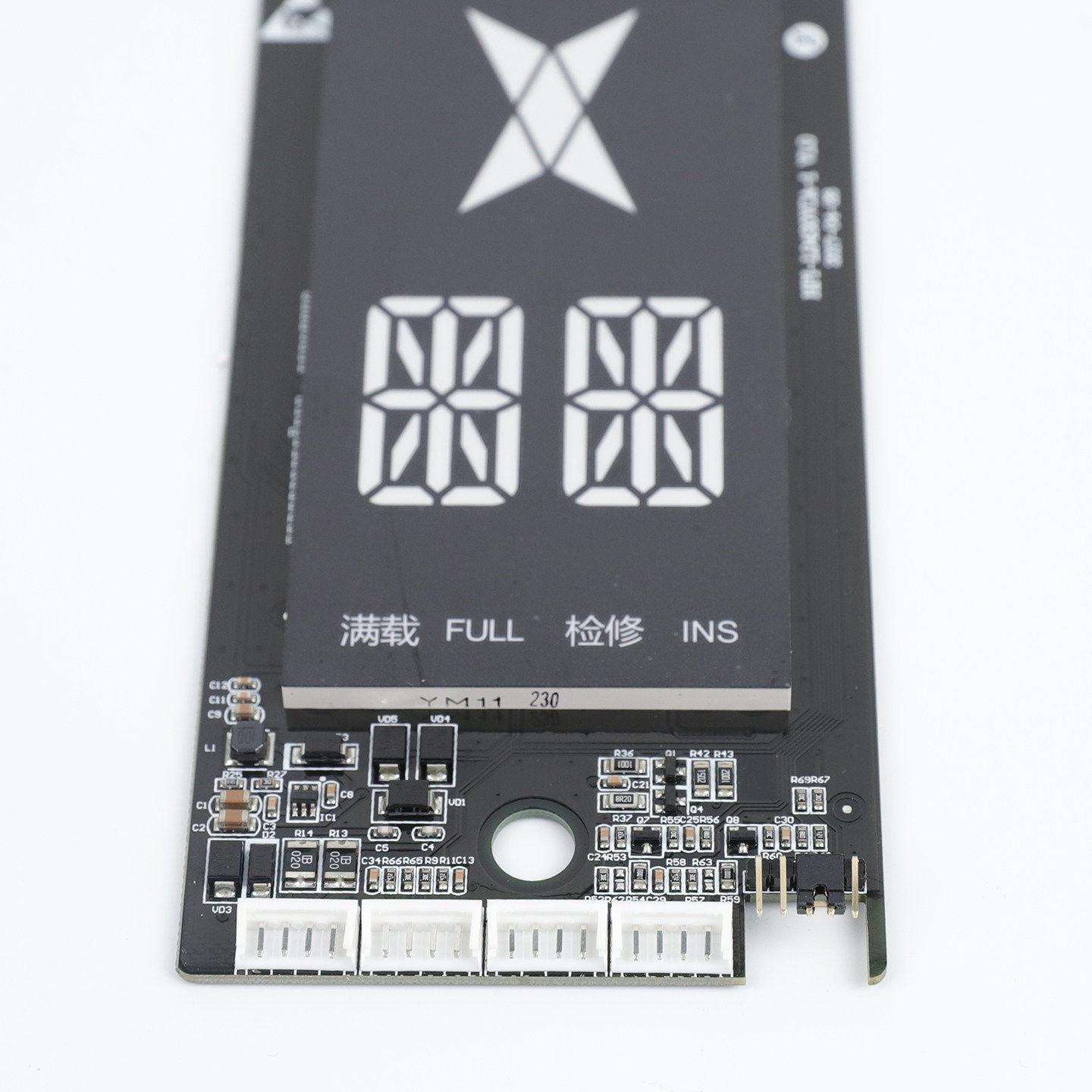 电梯外呼显示面板HPI-L0430VCA-1白光/黄光外招板断码适用怡达快 - 实物图