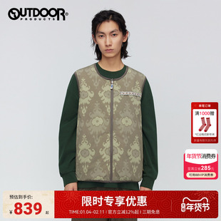明星同款outdoorproducts冬新款羽绒背心男女款户外保暖双面马甲