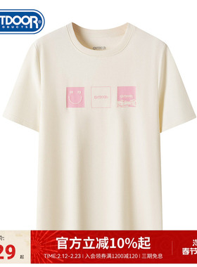 outdoor products 春夏新品户外运动徒步露营女士短袖T恤