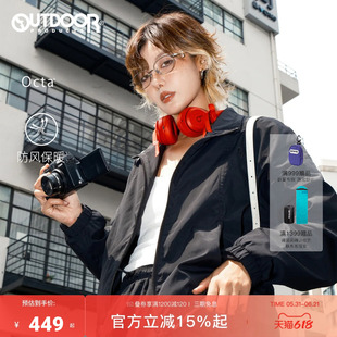 outdoor products 加州云雀梭织加绒立领外套女保暖舒适OCTA