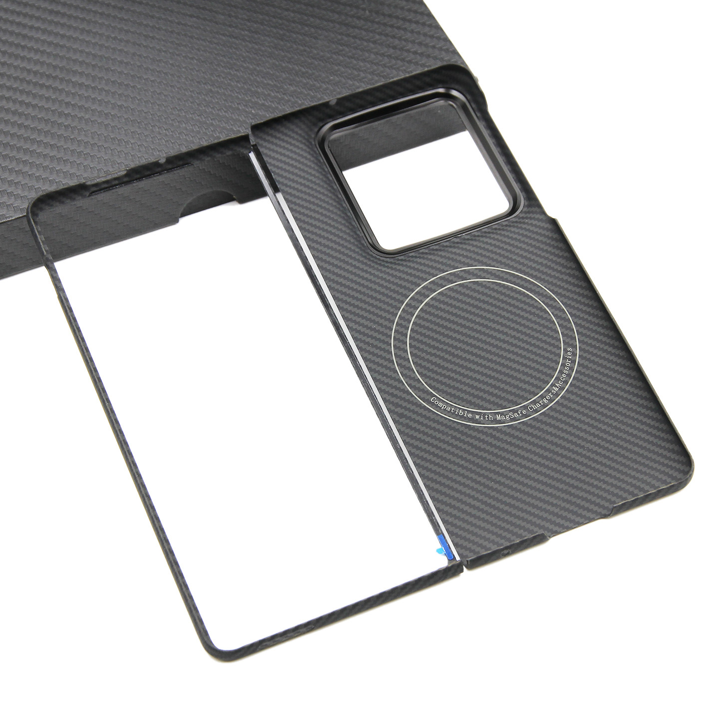适用联想Moto Razr Fold超轻薄凯夫拉碳纤维Magsafe磁吸手机壳